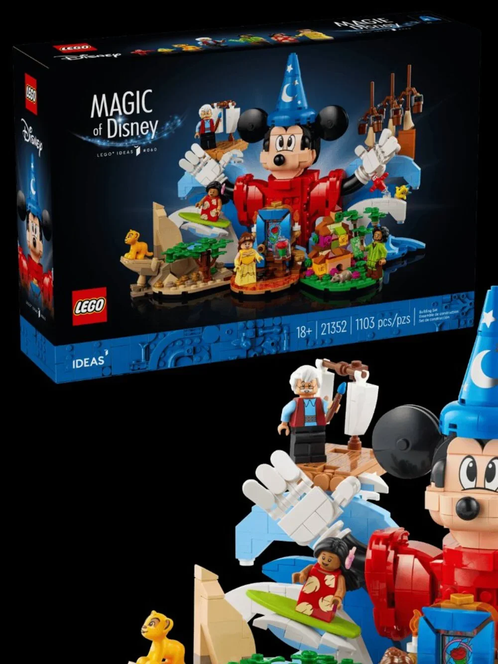 New & Sealed Lego Ideas Magic of Disney Collectible & Retired Set 21352